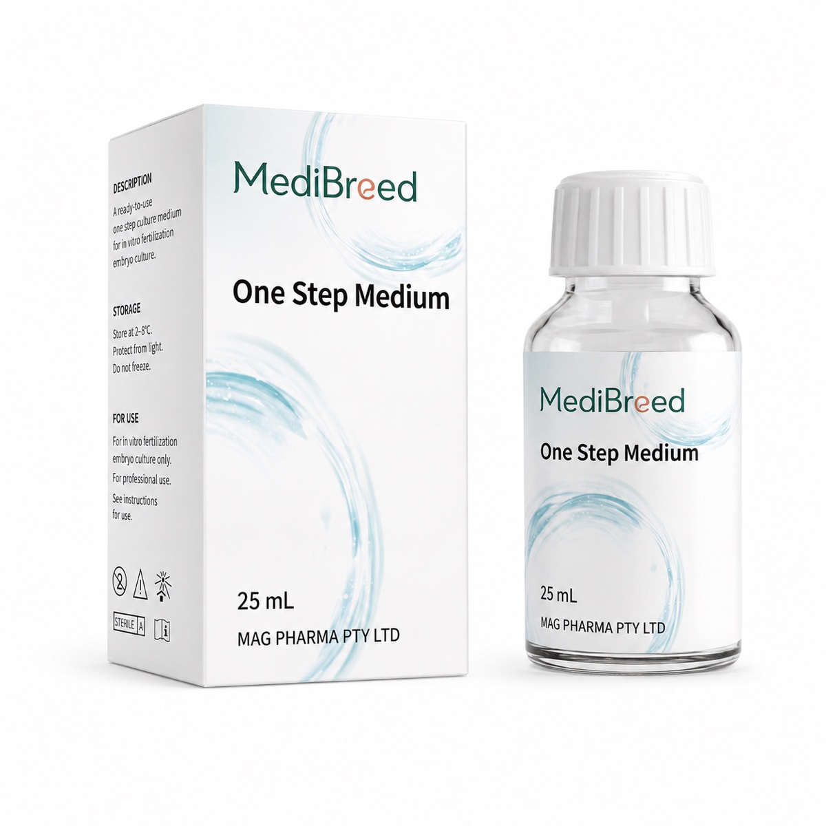 MediBreed One Step Medium product pack and bottle