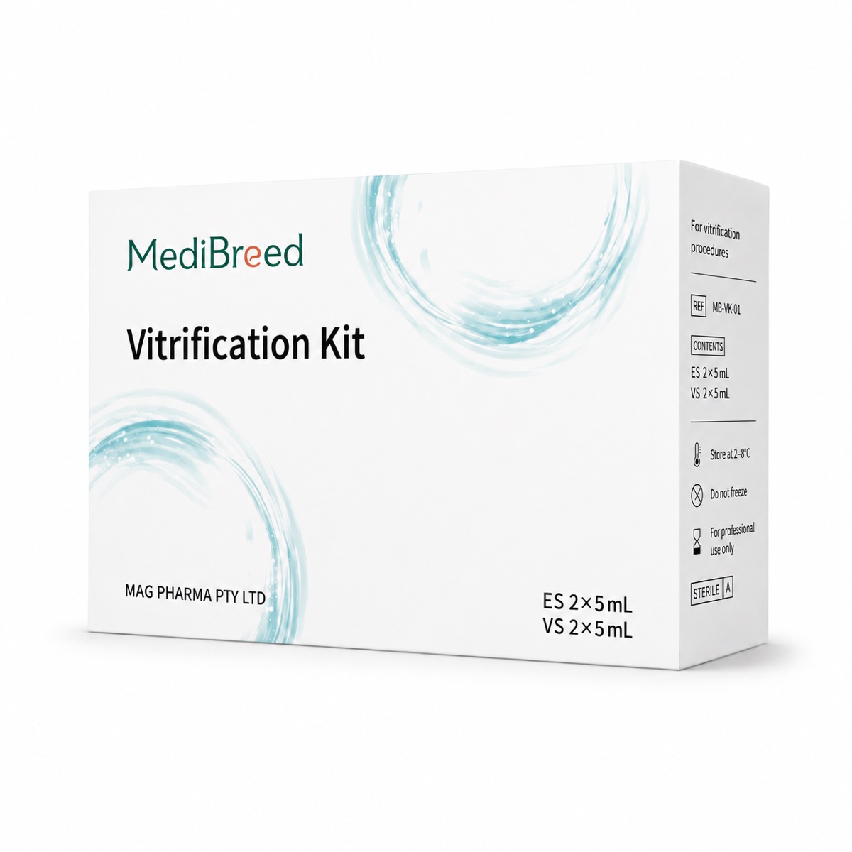 MediBreed Vitrification Kit product box